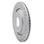 R1 19-25 Hyundai Veloster N Rear Right Drilled & Slotted Geo-Carbon Rotor
