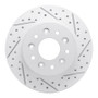 R1 63-82 Chevrolet Corvette Front Right Drilled & Slotted Geo-Carbon Rotor