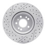 R1 06-12 Mercedes-Benz R350 Front Right Drilled & Slotted Geo-Carbon Rotor