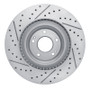 R1 19-22 Hyundai Veloster N Front Right Drilled & Slotted Geo-Carbon Rotor