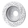 R1 63-82 Chevrolet Corvette Front Left Drilled & Slotted Geo-Carbon Rotor
