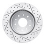 R1 63-82 Chevrolet Corvette Front Left Drilled & Slotted Geo-Carbon Rotor