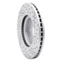 R1 06-12 Mercedes-Benz R320 Front Left Drilled & Slotted Geo-Carbon Rotor