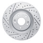 R1 19-22 Hyundai Veloster N Front Left Drilled & Slotted Geo-Carbon Rotor