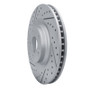R1 19-22 Hyundai Veloster N Front Left Drilled & Slotted Geo-Carbon Rotor