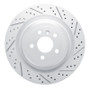 R1 13-19 Mercedes-Benz GL550 Rear Right Drilled & Slotted Geo-Carbon Rotor