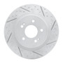 R1 19-25 Hyundai Palisade Rear Right Drilled & Slotted Geo-Carbon Rotor