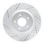 R1 19-25 Hyundai Palisade Rear Right Drilled & Slotted Geo-Carbon Rotor