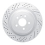 R1 13-19 Mercedes-Benz GL350 Rear Left Drilled & Slotted Geo-Carbon Rotor