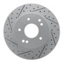 R1 63-82 Chevrolet Camaro Rear Left/Front Left Drilled & Slotted Geo-Carbon Rotor