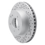 R1 63-82 Chevrolet Camaro Rear Left/Front Left Drilled & Slotted Geo-Carbon Rotor