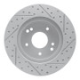 R1 63-82 Chevrolet Camaro Rear Left/Front Left Drilled & Slotted Geo-Carbon Rotor