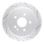 R1 98-05 Mercedes-Benz Ml350 Rear Right Drilled & Slotted Geo-Carbon Rotor