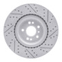 R1 13-19 Mercedes-Benz GL350 Front Left Drilled & Slotted Geo-Carbon Rotor