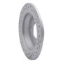 R1 14-23 Hyundai Kona Rear Right Drilled & Slotted Geo-Carbon Rotor