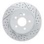 R1 98-05 Mercedes-Benz Ml350 Front Right Drilled & Slotted Geo-Carbon Rotor