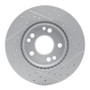 R1 84-95 Mercedes-Benz 300TE Front Left Drilled & Slotted Geo-Carbon Rotor