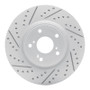 R1 13-25 Acura RDX Front Left Drilled & Slotted Geo-Carbon Rotor