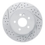 R1 98-05 Mercedes-Benz Ml320 Front Left Drilled & Slotted Geo-Carbon Rotor