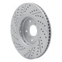 R1 16-22 Acura ILX Front Right Drilled & Slotted Geo-Carbon Rotor