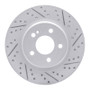R1 15-23 Mercedes-Benz E350 Rear Right Drilled & Slotted Geo-Carbon Rotor