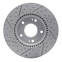 R1 17-22 Hyundai Ioniq Front Right Drilled & Slotted Geo-Carbon Rotor