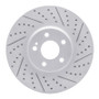 R1 15-23 Mercedes-Benz E300 Front Right Drilled & Slotted Geo-Carbon Rotor