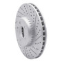 R1 15-23 Mercedes-Benz E300 Front Right Drilled & Slotted Geo-Carbon Rotor