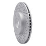 R1 17-22 Hyundai Ioniq Front Left Drilled & Slotted Geo-Carbon Rotor