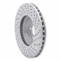R1 15-23 Mercedes-Benz E300 Front Left Drilled & Slotted Geo-Carbon Rotor