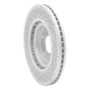 R1 09-14 Acura TL Front Right Drilled & Slotted Geo-Carbon Rotor