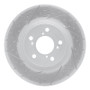 R1 09-14 Acura TL Front Left Drilled & Slotted Geo-Carbon Rotor