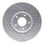 R1 15-26 Hyundai Elantra Front Right Drilled & Slotted Geo-Carbon Rotor