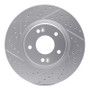 R1 15-26 Hyundai Kona Ev Front Left Drilled & Slotted Geo-Carbon Rotor