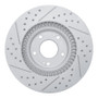 R1 13-20 Hyundai Santa Fe Xl Front Right Drilled & Slotted Geo-Carbon Rotor