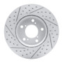 R1 05-10 Honda Odyssey Front Right Drilled & Slotted Geo-Carbon Rotor