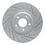 R1 19-22 Hyundai Veloster N Front Right Drilled & Slotted Geo-Carbon Rotor