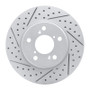 R1 05-10 Honda Odyssey Front Left Drilled & Slotted Geo-Carbon Rotor