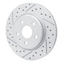 R1 19-25 Buick Envision Rear Left Drilled & Slotted Geo-Carbon Rotor