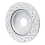 R1 19-25 Buick Envision Rear Left Drilled & Slotted Geo-Carbon Rotor