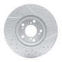 R1 99-14 Acura CL Front Left Drilled & Slotted Geo-Carbon Rotor