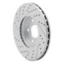 R1 06-11 Mercedes-Benz B200 Front Right Drilled & Slotted Geo-Carbon Rotor