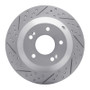 R1 10-21 Hyundai Santa Fe Xl Rear Left Drilled & Slotted Geo-Carbon Rotor