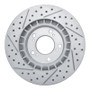R1 00-09 Honda S2000 Front Right Drilled & Slotted Geo-Carbon Rotor