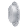 R1 07-12 Hyundai Veracruz Rear Right Drilled & Slotted Geo-Carbon Rotor
