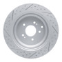 R1 07-12 Hyundai Veracruz Rear Right Drilled & Slotted Geo-Carbon Rotor