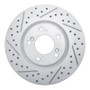 R1 00-09 Honda S2000 Front Left Drilled & Slotted Geo-Carbon Rotor