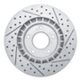 R1 00-09 Honda S2000 Front Left Drilled & Slotted Geo-Carbon Rotor