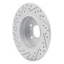 R1 08-15 Mercedes-Benz C250 Rear Right Drilled & Slotted Geo-Carbon Rotor