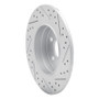 R1 08-15 Mercedes-Benz C200 (Mexico) Rear Left Drilled & Slotted Geo-Carbon Rotor